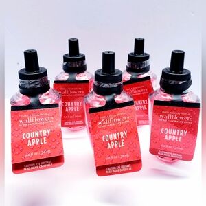 Bath & Body Works COUNTRY APPLE Wallflowers Fragrance Refill, 0.8 oz(5 Pcs)